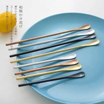 Coffee mixing rod long handle spoon ins Net red spoon dessert spoon coffee spoon milk powder spoon household bartender Korean stir