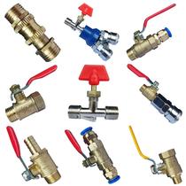 Boutique Air Compressor Accessories 2 Points Double Outer Wire Ball Valve Air Pump Small Switch Internal And External Tooth Discharge Air Valve Pagoda Drain Valve