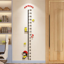 Childrens height wall sticker 3d three-dimensional home tailor-made height sticker Baby removable recordable cartoon measuring instrument ruler