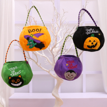 Halloween gift candy bag children ask for sugar bag small gift pumpkin bag adornment candy bag cute tote bag