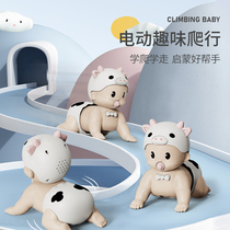 Baby learning to crawl guide toy Baby learning to climb baby artifact electric fun crawling doll 6 a 12 months 5