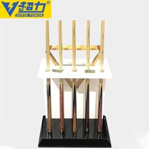 Super force billiards supplies accessories high-end personal tailor billiard club floor-to-floor club wall-mounted vertical club frame