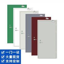Fire door safety acceptance factory direct sales Grade A shopping mall high temperature fire door certificate complete hotel steel quality
