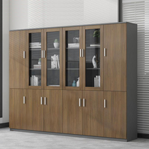 Guantian office filing cabinet wooden simple modern bookcase data Cabinet with door lock office file storage cabinet