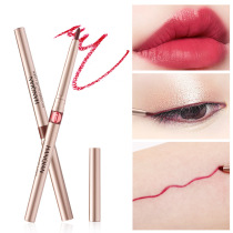 Automatic rotating lip liner pen hook line three-dimensional waterproof long-lasting non-fading pull line lip paste pen nude lipstick pen
