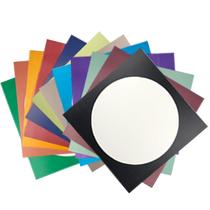 38cm outer square inner round cardboard color round hard card paper outer square inner square card paper square white cardboard antique framed edge thick cardboard color lead sketch watercolor marker painting paper hand painting paper