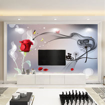  TV background wall paper modern minimalist 3D three-dimensional living room film and television wall cloth net red decorative painting 2021 new