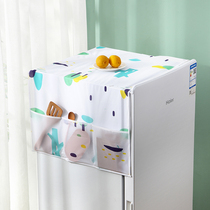 Favor refrigerator dust cover cover cloth water proof multi-purpose storage bag Small fresh appliances anti-dust household refrigerator cover hanging