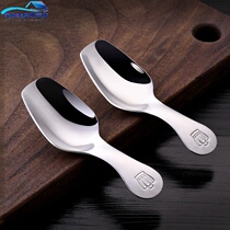 Stainless steel teaspoon teaspoon tea shovel tea set accessories tea shovel short handle dessert spoon ice cream spoon ice cream spoon tea spoon