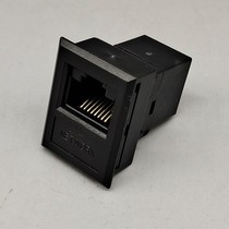 Black cat5e ultra five-class straight-plug network with bracket rj45 network cable information computer module table plug