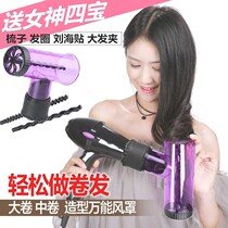 Curly hair artifact hair drum hair tool styling does not hurt hair lazy automatic hair curling big wave