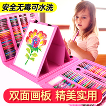 Painting tool set childrens brush gift box Primary School students watercolor pen painting art school supplies girl gifts