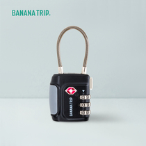 Banana Trip code lock luggage consignment anti-theft TSA customs clearance lock U-type padlock