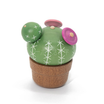 Taiwan jeancard solid wood cactus gyro wooden ornaments educational toy decorations creative holiday gift