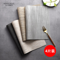 Japanese-style placemats anti-scalding table mats small pieces of waterproof insulation pads coasters bowl pads home Nordic Western food cloth pads
