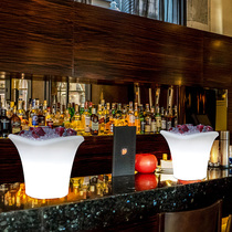 led glowing ice wine bucket bar waterproof creative champagne bucket colorful charging beer barrel ktv beer red wine ice bucket