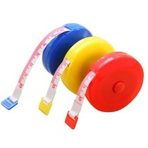  Mini small tape measure 1 5 meters telescopic ruler Plastic tailor measuring clothes height Soft tape measure measurements small circle