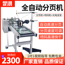 Automatic paging machine Assembly line Inkjet printer Production date Plastic bag carton intelligent online coding machine