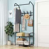 (Multilayer Classified Containing) Clothes hat rack floor hanging hanger bedroom Living room Easy clothes rack Creative shelve