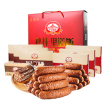 Qiu Lin Li Daos Harbin red sausage big gift box * 3 childrens intestine box * 3 dry intestine Box 500g