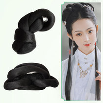 Liger costume wig Tang style hairstyle Le Lan bun antique style cute playful day Changming hair bag bun