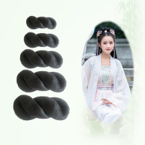 Liger wig new bottomless twist bag full hair 8 character novice wig bag ancient Chinese clothing front pad hair bag