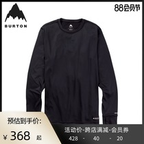 BURTON Burton mens autumn and winter lining underwear long-sleeved bottoming shirt quick-drying breathable 102571