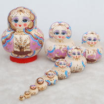 New version of original ten-layer Russian doll 10-layer girl doll birthday wooden children cute toy