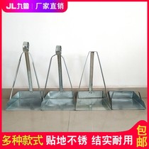 Household handmade garbage bucket iron sheet stainless steel duststick hand-held thickened plus high-speed rail matchmaker old-fashioned bucket garbage shovel