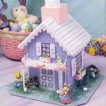  Handmade cross-stitch tissue box paper box wool three-dimensional car household special finished products and material packs