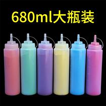 Color running powder rainbow running corn starch road running street shooting children color powder white color powder bottle