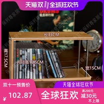Poly Zun CD storage rack storage box record box storage cabinet video wooden CD Frame Film home