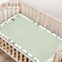yikyak baby mat Natural rush newborn baby breathable crib mat Childrens kindergarten spring and summer