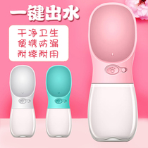 Dog drinking water dispenser Large capacity cat anti-water go out drinking water dispenser cup Go out portable pet big dog