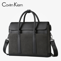 CovlrnKiern leather Hand bag mens casual mens shoulder bag business briefcase crossbody mens bag ck402
