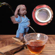  Purple sand tea pet Zen little monk decoration Pee child tea table Tea table tea set decoration tea ceremony boy urine teapot