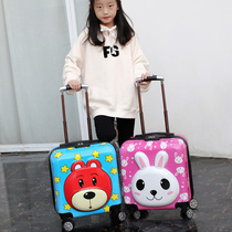 Cartoon childrens trolley case for boys and girls suitcase baby suitcase Primary School drag box password lock boarding case
