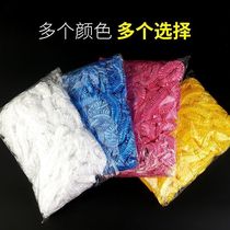 Waterproof shower cap thickened disposable headgear thickened dust drenched kitchen hair plastic for a long time without good elasticity
