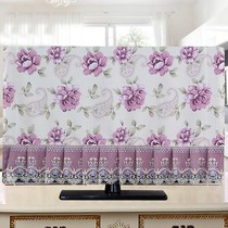 Cover cover LCD European-style cover hanging 50 inch 55 inch 65 inch cloth TV cover dust-proof TV towel cover cloth household