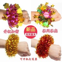 Cool hand flower jewelry dancing props June 1 childrens dance table gymnastics wreath with wrist Universal