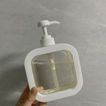 Japanese household large-capacity hand sanitizer Shower Gel Shampoo Press dispensing bottle replacement empty bottle Lotion