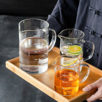 Measuring Cup with scale household heat-resistant scale glass water cup with handle childrens scale Milk Cup public Cup