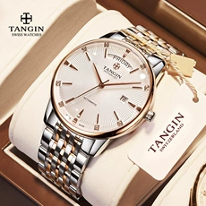瑞士天珺tangin正品名牌进口机械表男士名表世界十大品牌手表7058