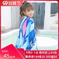 Seaside beach towel quick-drying bath towel travel cloak towel swimming absorbent towel adults children boys and girls summer children