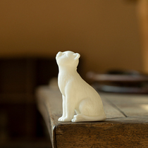 Remember the present (Dechina white porcelain) handmade ceramic cute cute kittens animal tea pet ornaments