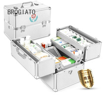 Medical box household medicine box family installation extra large small multi-layer emergency medical box with medicine full emergency storage box