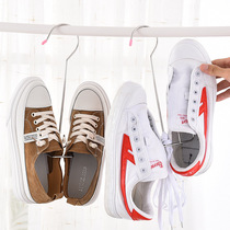Stainless steel shoe hanger artifact hanger shoe rack outdoor balcony adhesive hook multifunctional window hanger shoes