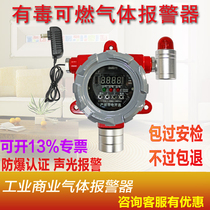 Industrial explosion-proof independent toxic combustible gas alarm detector methane oxygen hydrogen dust detector