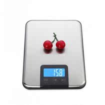 Stainless steel kitchen scale food scale electronic weighing 15kg baking scale small platform scale 5kg gram English electronic scale