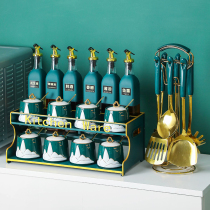 Household seasoning can seasoning combination set kitchen supplies full set of condiments jars soy sauce vinegar bottle seasoning cans